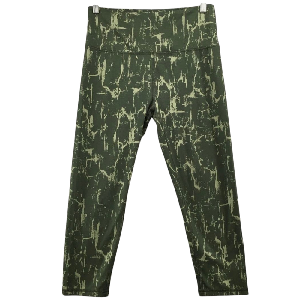 Zobha Women's Green Abstract Capris